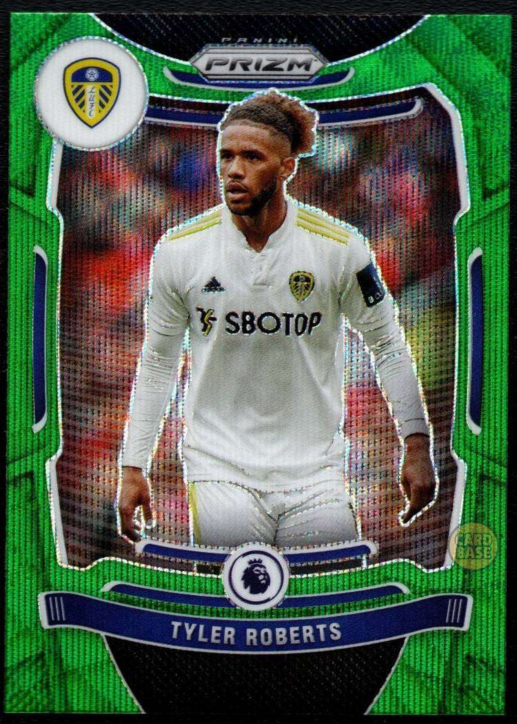 2021-22 Panini Prizm Premier League Green Wave Card 225 Tyler Roberts
