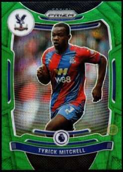 2021-22 Panini Prizm Premier League Green Wave Card 290 Tyrick Mitchell