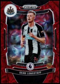 2021-22 Panini Prizm EPL Red Choice Card 36 Sean Longstaff 12/29