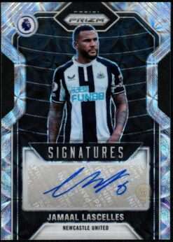 2021-22 Panini Prizm Premier League Jamaal Lascelles Choice Auto Card S-JLA