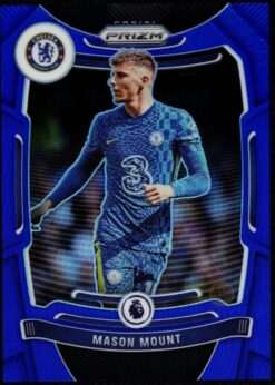 2021-22 Panini Prizm Premier League Blue Prizm Card 250 Mason Mount 209/340