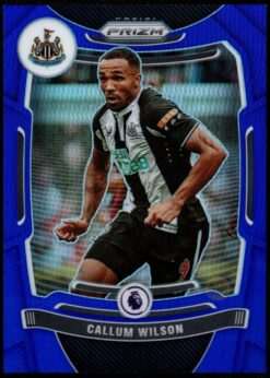 2021-22 Panini Prizm Premier League Blue Prizm Card 44 Callum Wilson 41/340
