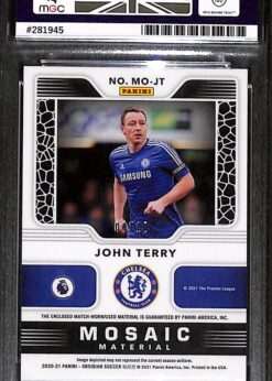 Match Worn John Terry triple patch /10 back