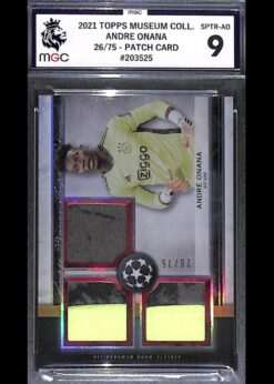 Topps Museum Patch #SPTR-AO Andre Onana 26 of 75 MGC 9