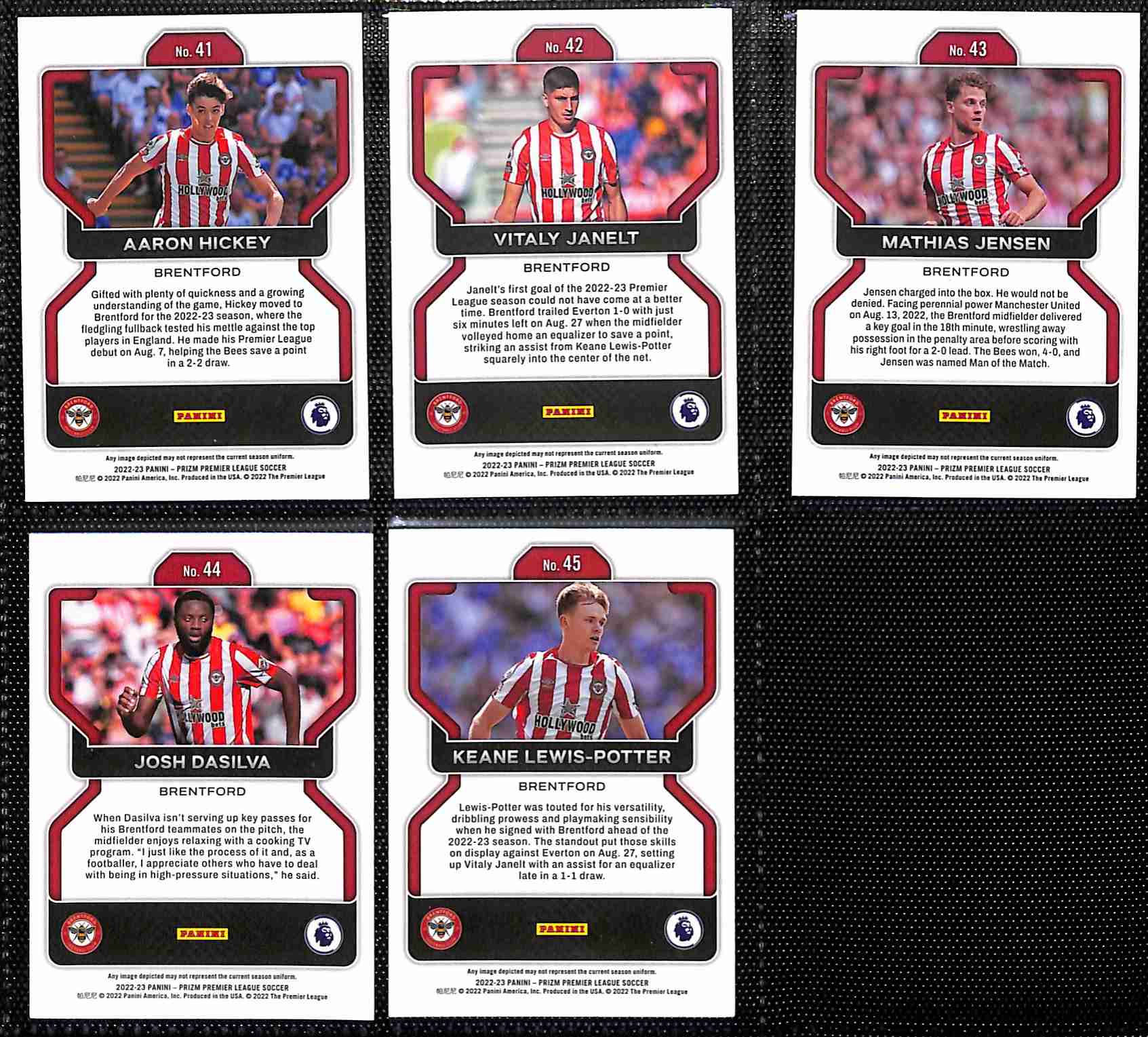Brentford 2022–23 Panini Prizm Team Set - Image 4