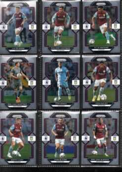 Aston Villa 2022–23 Panini Prizm Team Set