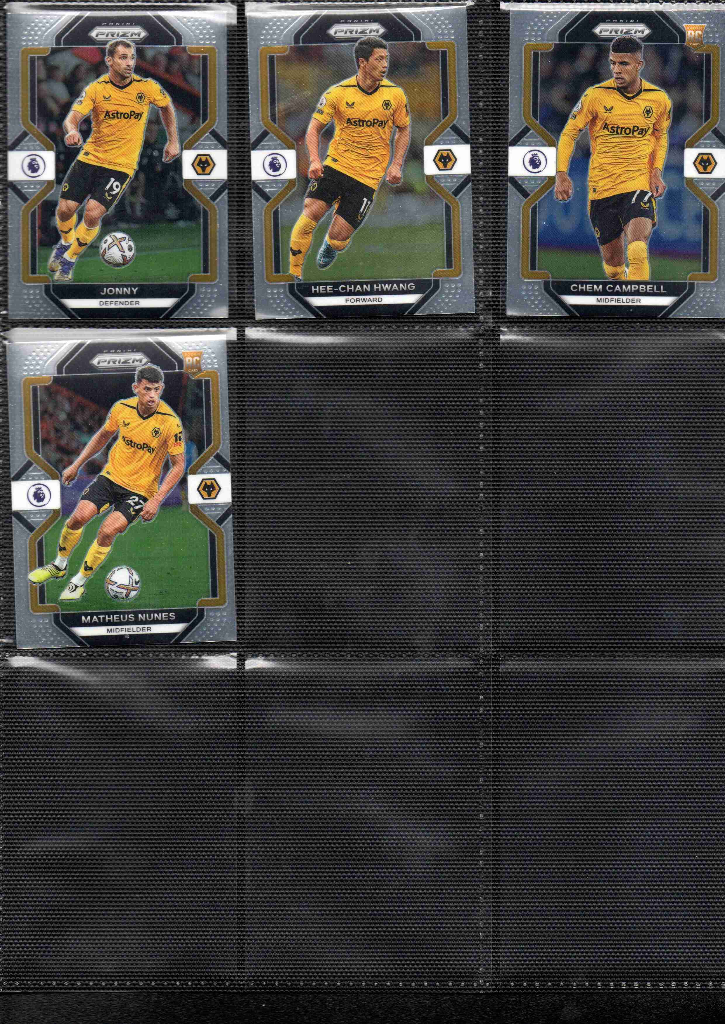 Wolverhampton Wanderers 2022–23 Panini Prizm Team Set - Image 2