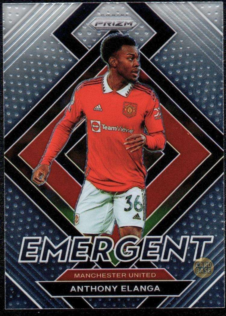 2022-23 Panini Prizm EPL Emergent #6 Anthony Elanga