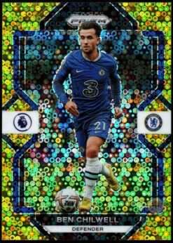 2022-23 Panini Prizm EPL Gold Breakaway # 117 Ben Chilwell 5/10