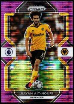 2022-23 Panini Prizm Premier League Breakaway Purple Card 248 Rayan Aït-Nouri