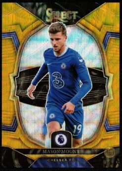 2022-23 Panini Select EPL Gold Wave Card 26 Mason Mount 6/10