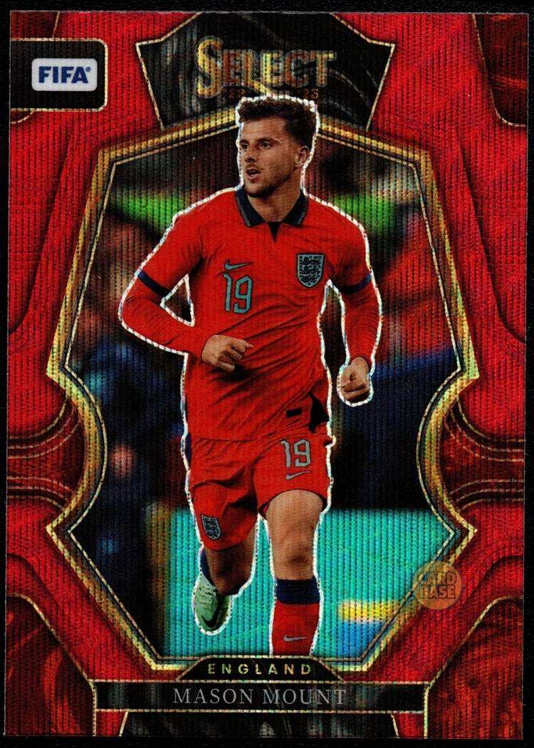 2022-23 Panini Select Fifa Red Wave Card 119 Mason Mount