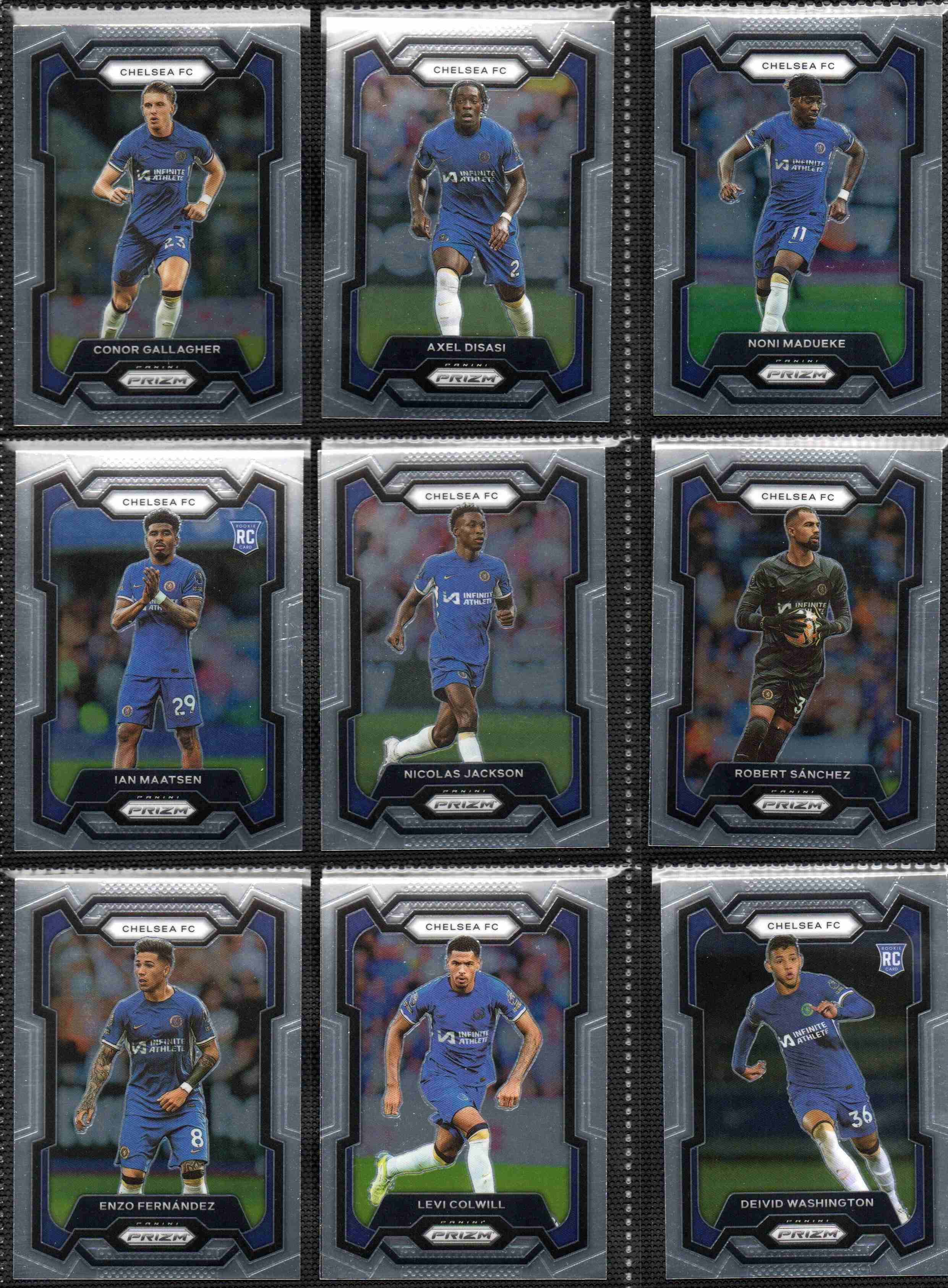 Chelsea FC 2023–24 Panini Prizm Team Set