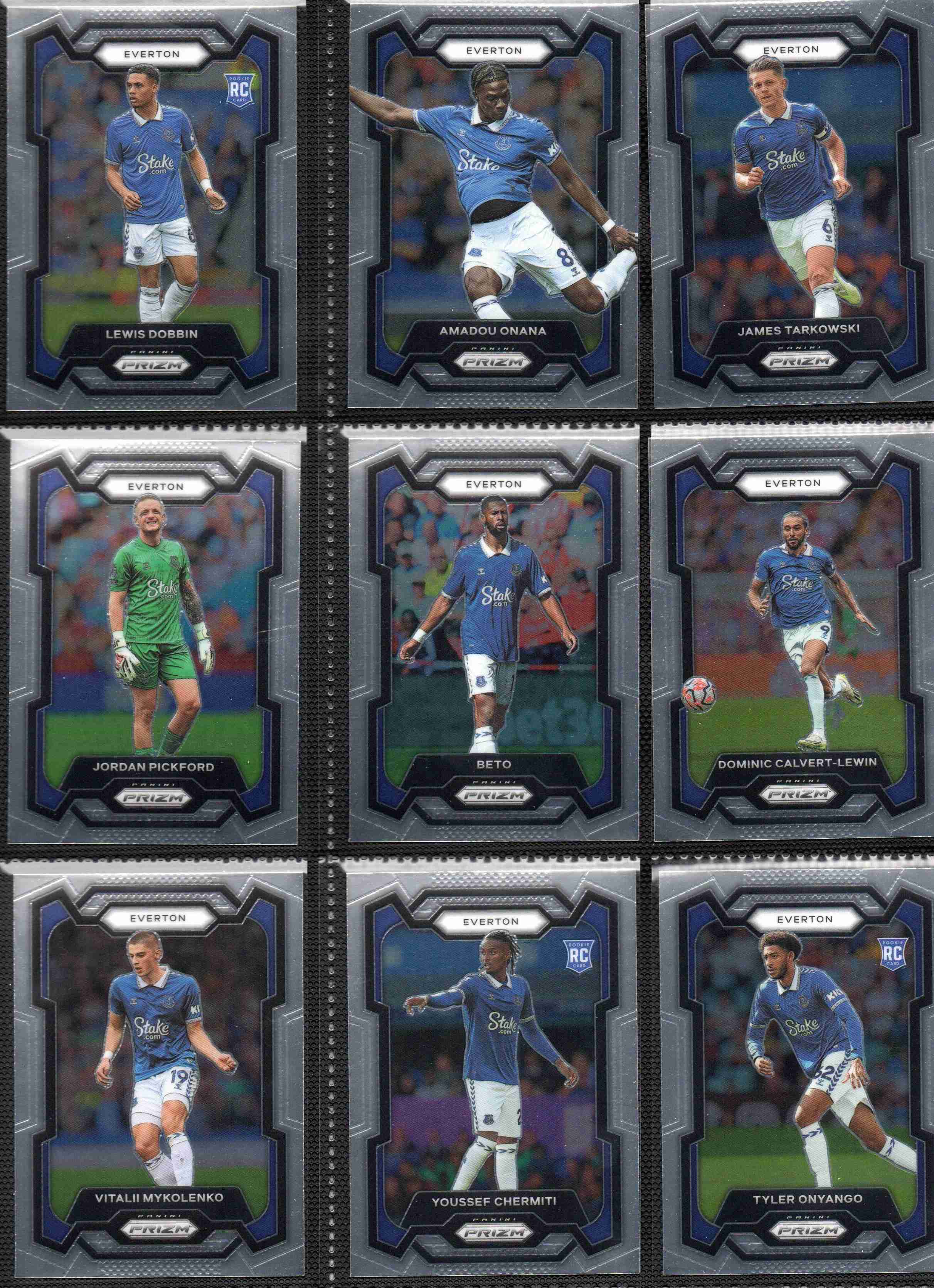 Everton 2023–24 Panini Prizm Team Set