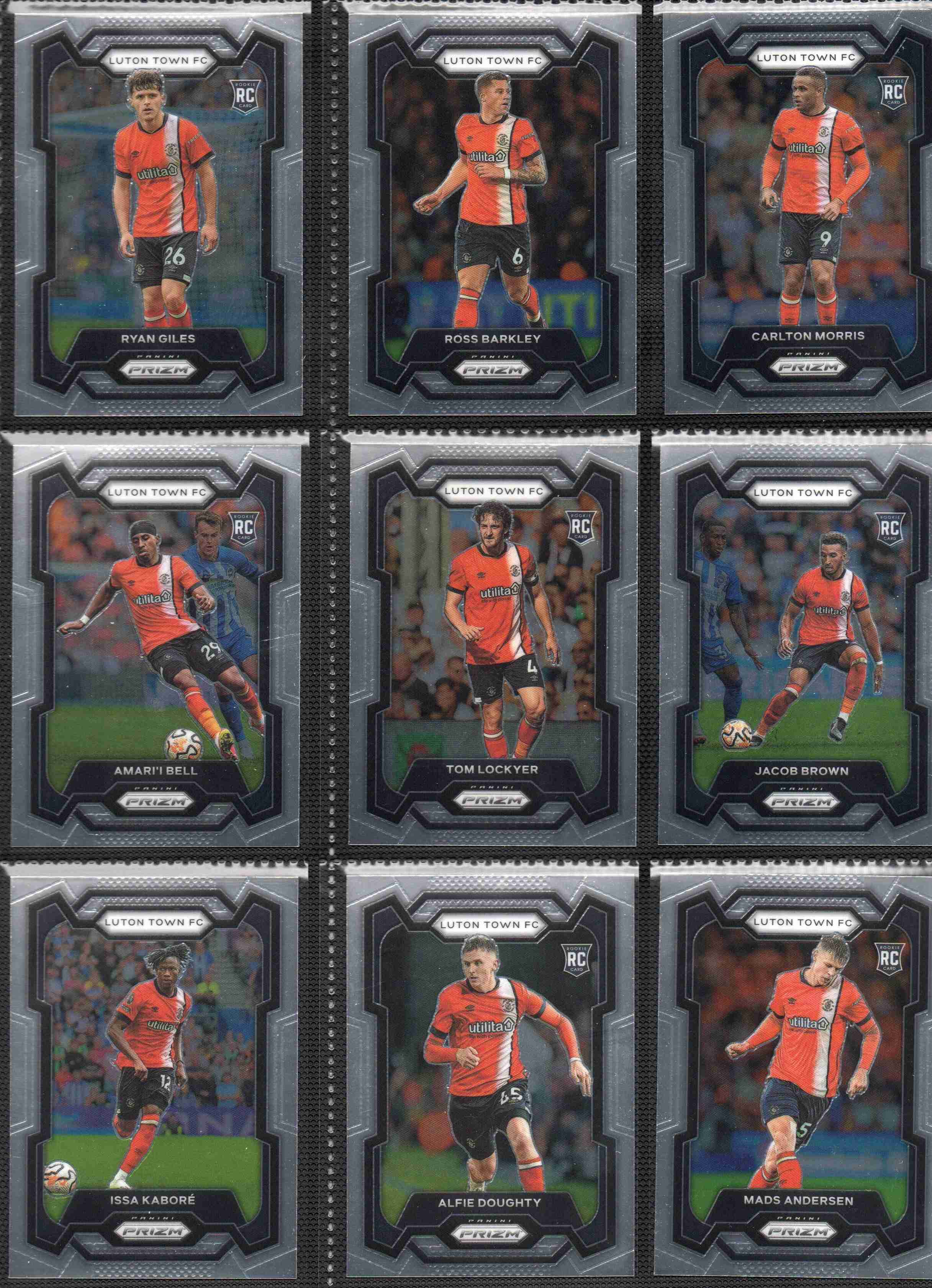 Luton Town FC 2023–24 Panini Prizm Team Set