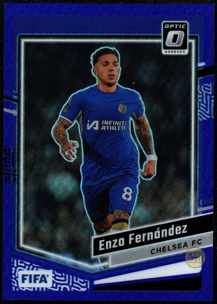 2023-24 Panini Donruss Optic Blue #80 Enzo Fernandez 57/99