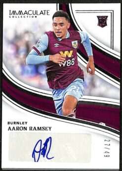 Panini Immaculate Collection Soccer #SI-AR Aaron Ramsey RC Auto 27 of 49