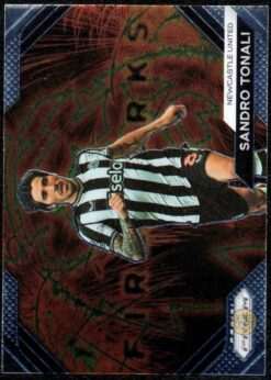 2023–24 Panini Prizm Premier League Fireworks Card #4 Sandro Tonali