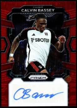2023-24 Panini Prizm Premier League Calvin Bassey Red Stars Auto Card S-CBA