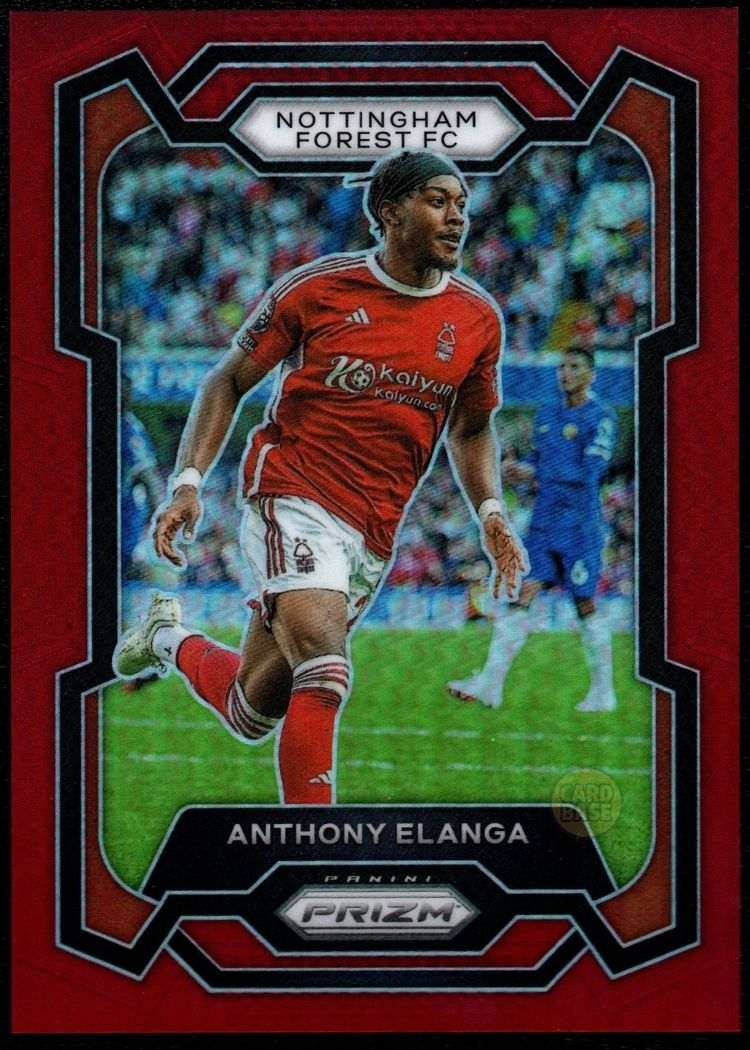 2023-24 Panini Prizm Premier League Red Prizm Card 241 Anthony Elanga 59/199
