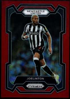 2023-24 Panini Prizm Premier League Red Prizm Card 60 Joelinton 19/199