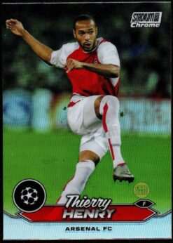 2023-24 Topps Stadium Club Chrome UEFA Club Competitions Card 14 Thierry Henry