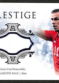 Futera Unique World Football Prestige Match Worn Patch #PT02 Gareth Bale 10 of 10 landscape