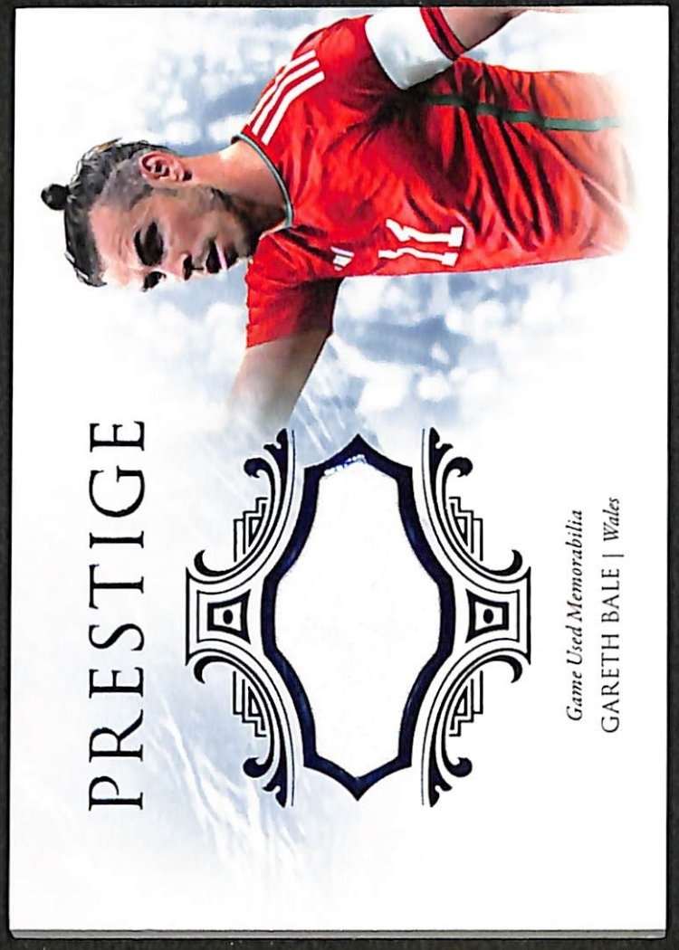 Futera Unique World Football Prestige Match Worn Patch #PT02 Gareth Bale 10 of 10