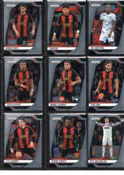 2024-25 EPL Panini Prizm Bournemouth trading cards page 1 front view