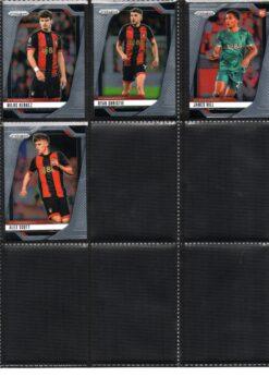 2024-25 EPL Panini Prizm Bournemouth trading cards page 2 front view