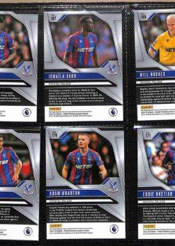 Crystal Palace 2024-25 Panini Prizm Premier League team set page 2 showing player base cards