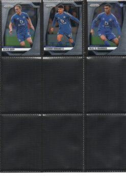 2024-25 EPL Panini Prizm Leicester City trading cards page 2 front view