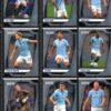 2024-25 EPL Panini Prizm Manchester City trading cards page 2 front view