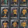 2024-25 EPL Panini Prizm Wolverhampton Wanderers trading cards page 1 front view