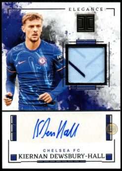 2024-25 Panini Impeccable Elegance Jersey Autographs Card EJ-KDH Kiernan Dewsbury-Hall Auto Patch 29/49