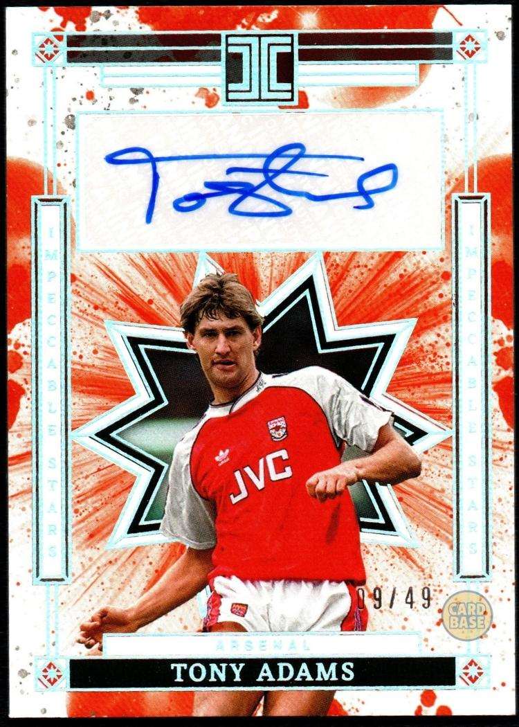 2024-25 Panini Impeccable Stars Auto #IS-TA Tony Adams 9/49