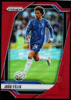 2024-25 Panini Prizm Premier League Red Prizm Card 97 Joao Felix 86/199