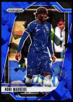 2024-25 Panini Prizm Premier League Blue Ice Card 104 Noni Madueke 75/75