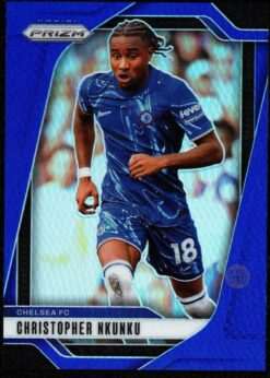 2024-25 Panini Prizm Premier League Blue Prizm Card105 Christopher Nkunke 151/299