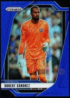 2024-25 Panini Prizm Premier League Blue Prizm Card 88 Robert Sanchez 108/299
