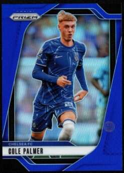 2024-25 Panini Prizm Premier League Blue Prizm Card 90 Cole Palmer 95/299