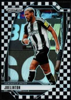 2024-25 Panini Prizm Premier League Black and White Checker Card 121 Joelinton