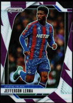 2024-25 Panini Prizm EPL Jefferson Lerma Card 165 Purple White 1/92
