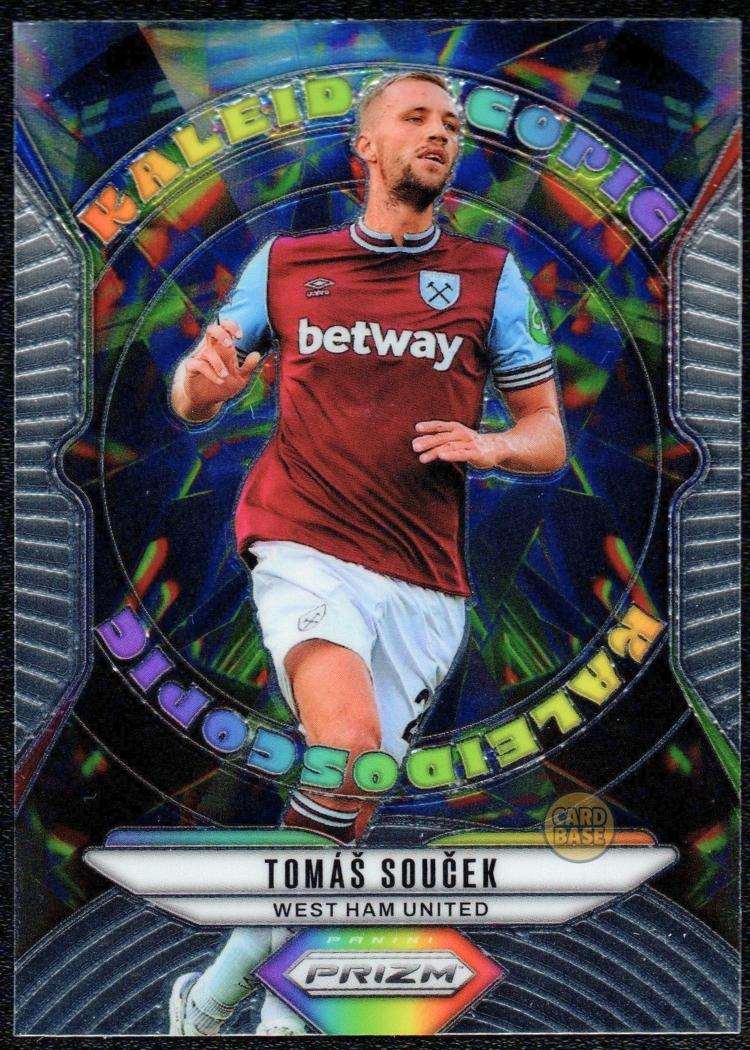 2024-25 Panini Prizm Premier League Kaleidoscopic Insert Card 16 Tomas Soucek