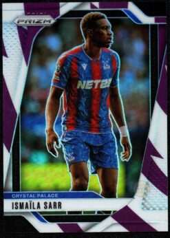 Ismaila Sarr #167- Crystal Palace 2024-25 Panini Prizm Purple White 70/92