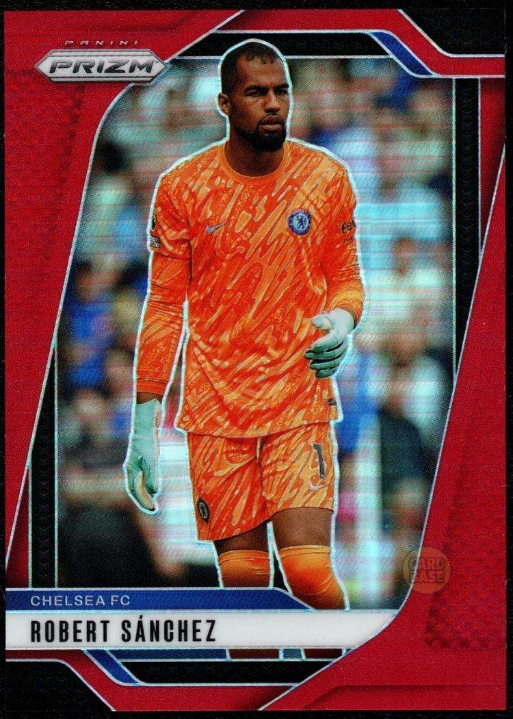 2024-25 Panini Prizm Premier League Red Prizm Card 88 Robert Sanchez 167/199