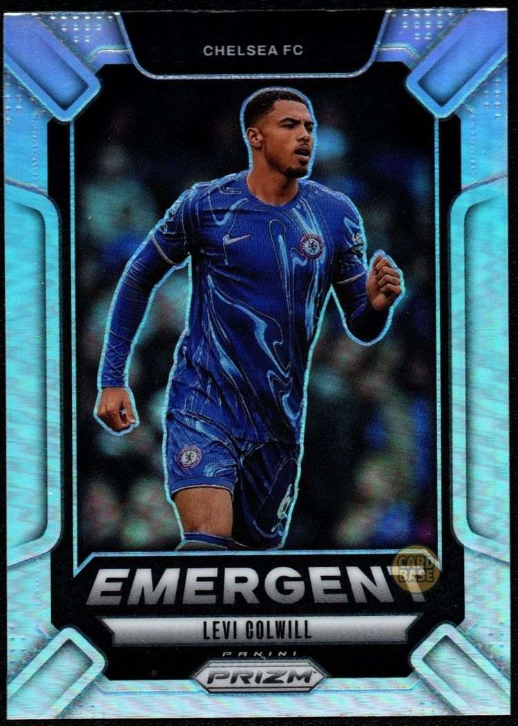 2024-25 Panini Prizm Premier League Emergent SILVER Insert Card 28 Levi Colwill