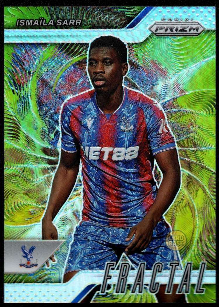 2024-25 Panini Prizm Premier League Fractal SILVER Insert Card 10 Ismaila Sarr
