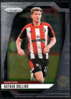 Nathan Collins #244 - Brentford FC 2024-25 Panini Prizm Base Card