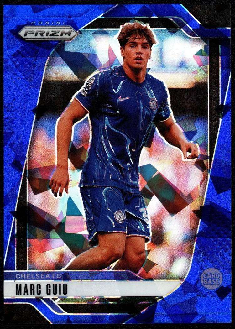 2024-25 Panini Prizm Premier League Blue Ice Card 101 Marc Guiu 11/75